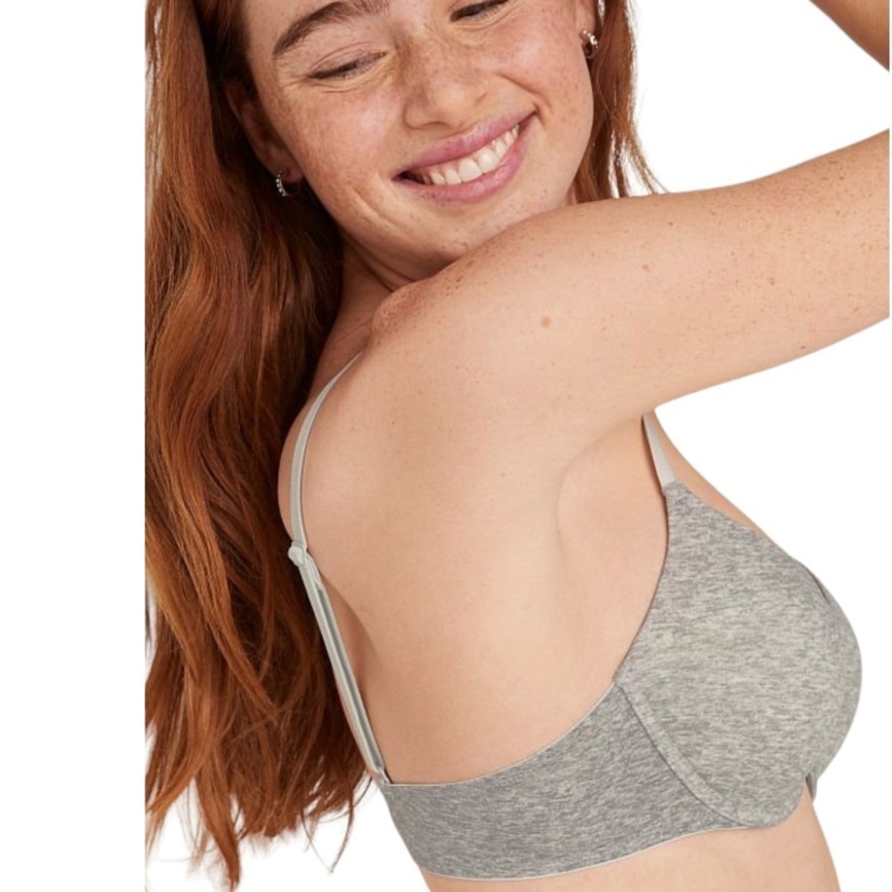 Pink Victoria’s Secret Wear Everywhere Push Up Gray Padded Bra 34C - Picture 12 of 13